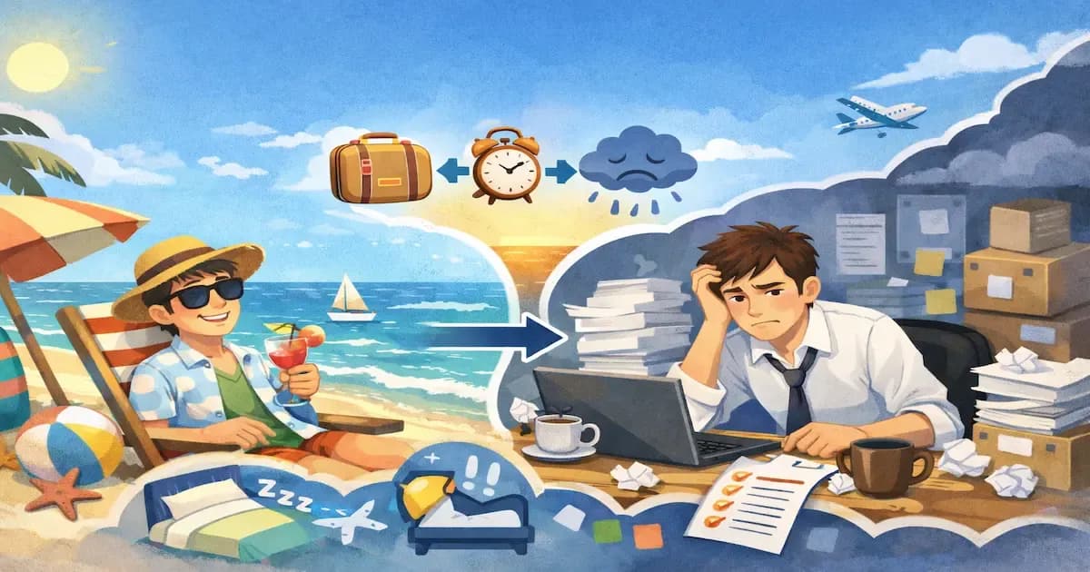 Post Vacation Blues คืออะไร และทำไมวันแรกหลังหยุดยาวถึงทำงานยากกว่าปกติ