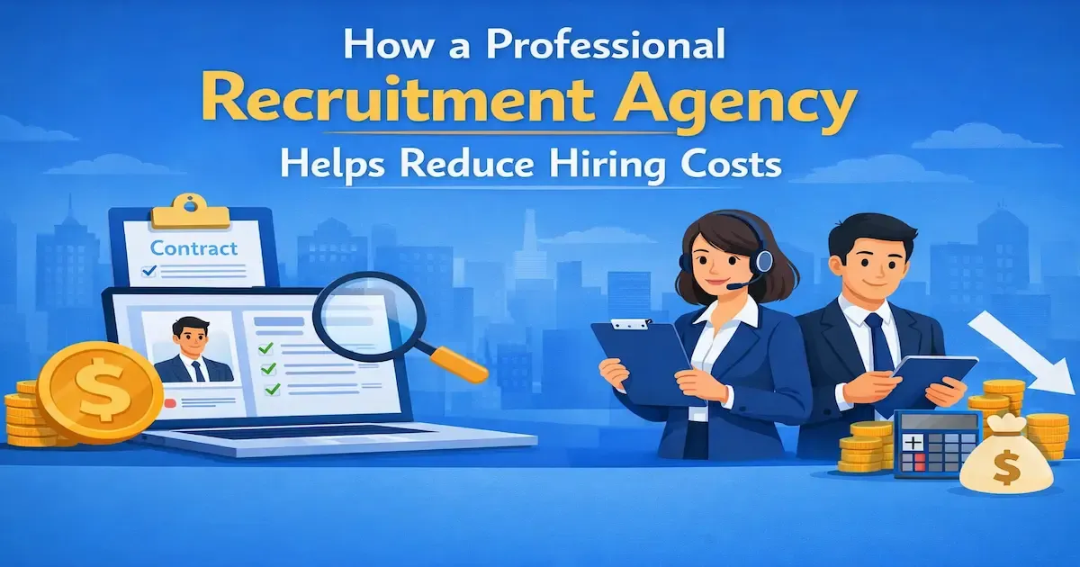 บริษัทจัดหางานมืออาชีพ ช่วยลดต้นทุนการจ้างงานได้อย่างไร